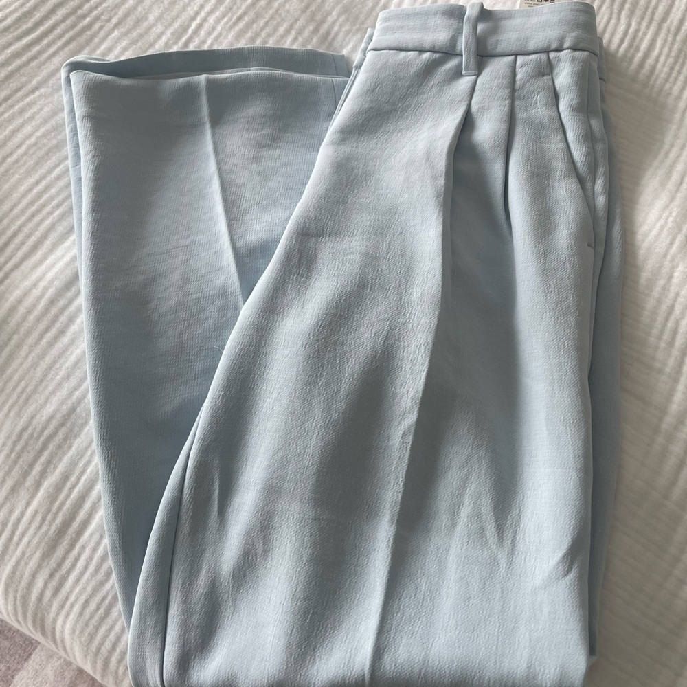 Aritzia Wilfred Effortless Pants Heatwave Blue Size 2